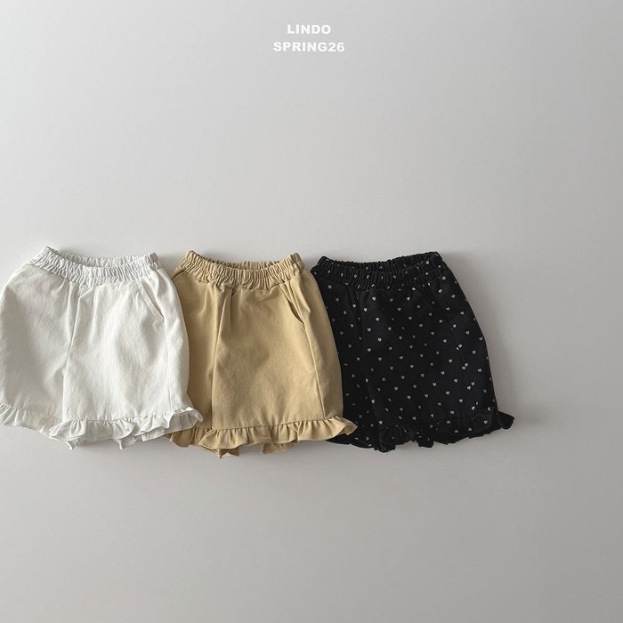 26春 正韓 LINDO｜Soft Bloom 荷葉邊五分褲-細節圖2