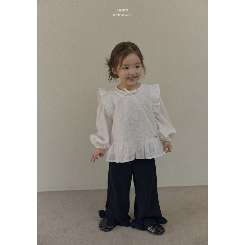26春 正韓 LINDO｜Soft Bloom 質感布蕾 無袖上衣-細節圖2