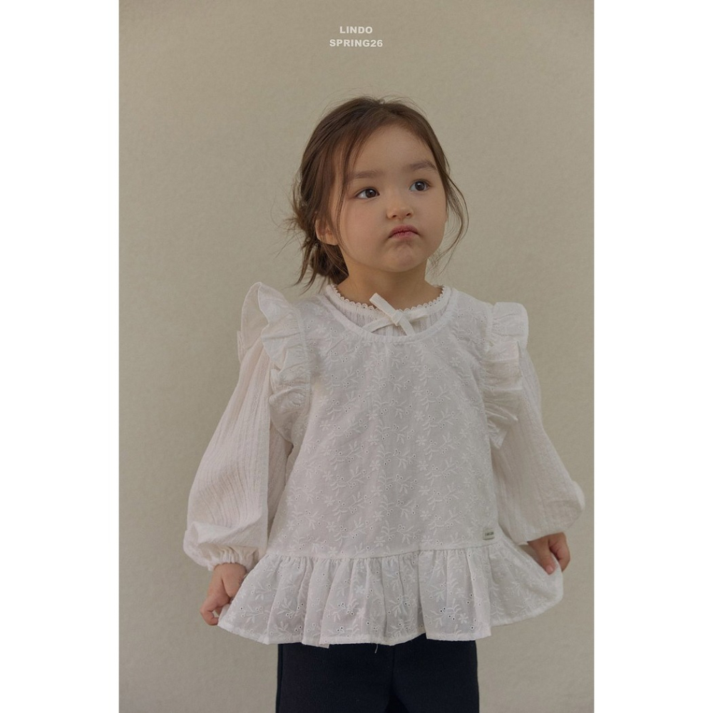 26春 正韓 LINDO｜Soft Bloom 質感布蕾 無袖上衣-細節圖3