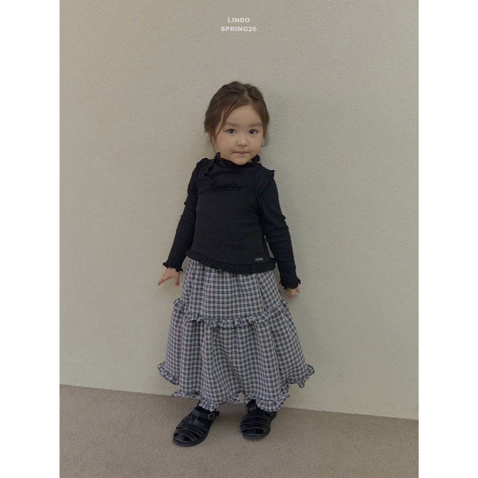 26春 正韓 LINDO｜Soft Bloom 桃心領無袖上衣-細節圖3