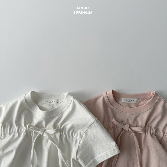 26春 正韓 LINDO｜Soft Bloom 可調節蝴蝶結上衣-細節圖4