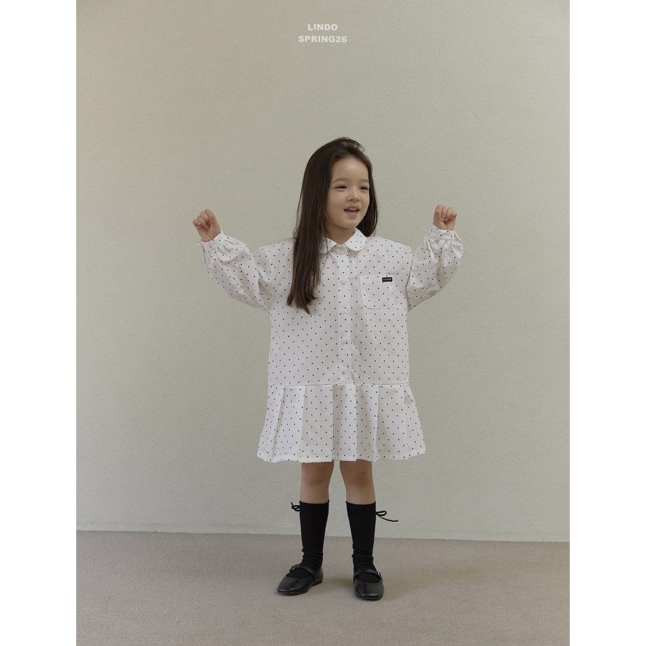 26春 正韓 LINDO｜Soft Bloom 連身百褶裙-細節圖2