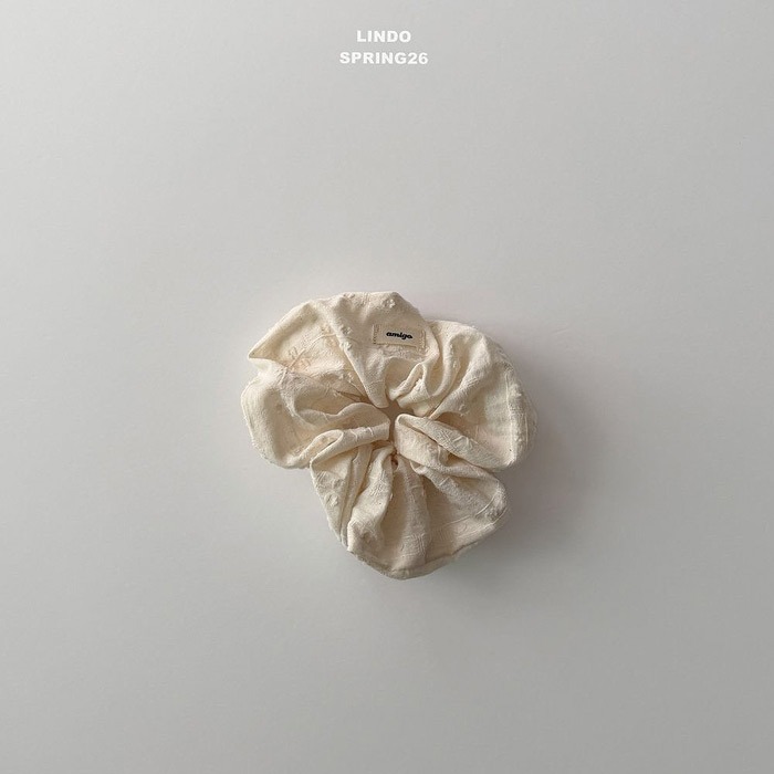 26春 正韓 LINDO｜Soft Bloom 布蕾 大腸圈 髮圈-細節圖2