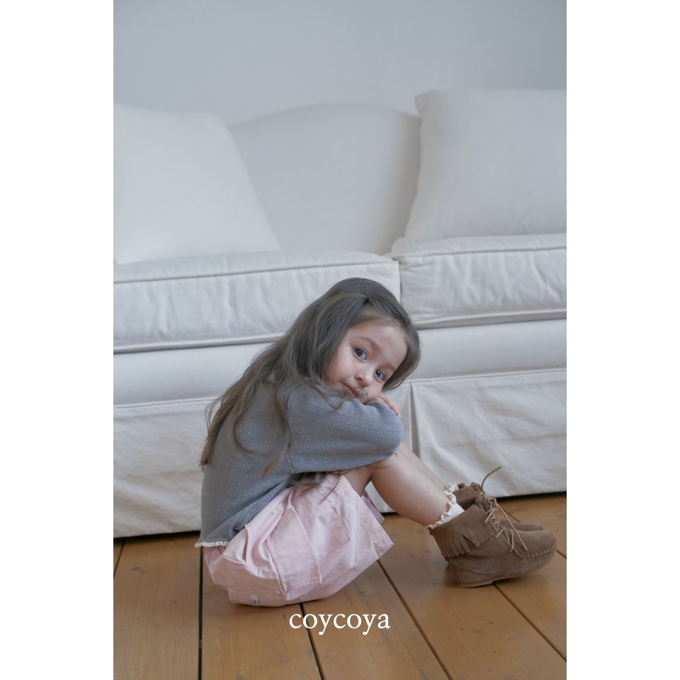 26春 正韓 COYCOYA｜Soft Lounge  百慕達工裝褲-細節圖3