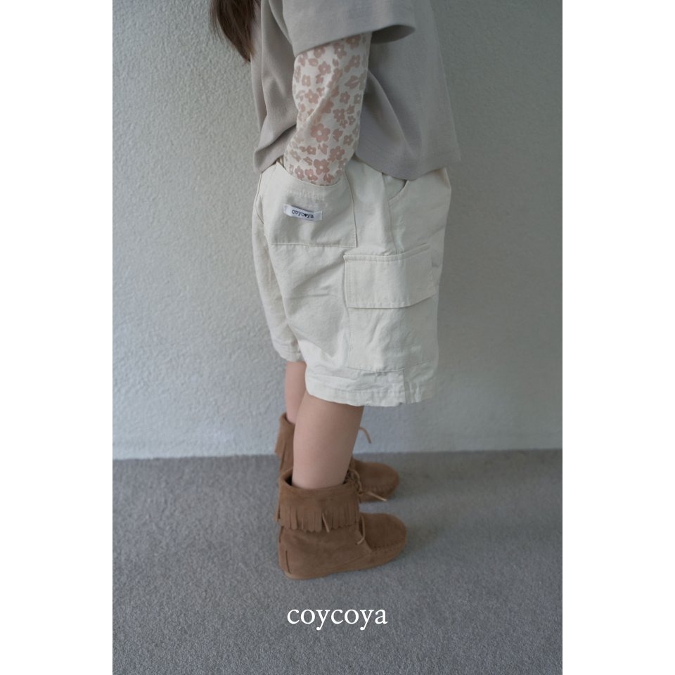 26春 正韓 COYCOYA｜Soft Lounge  百慕達工裝褲-細節圖6