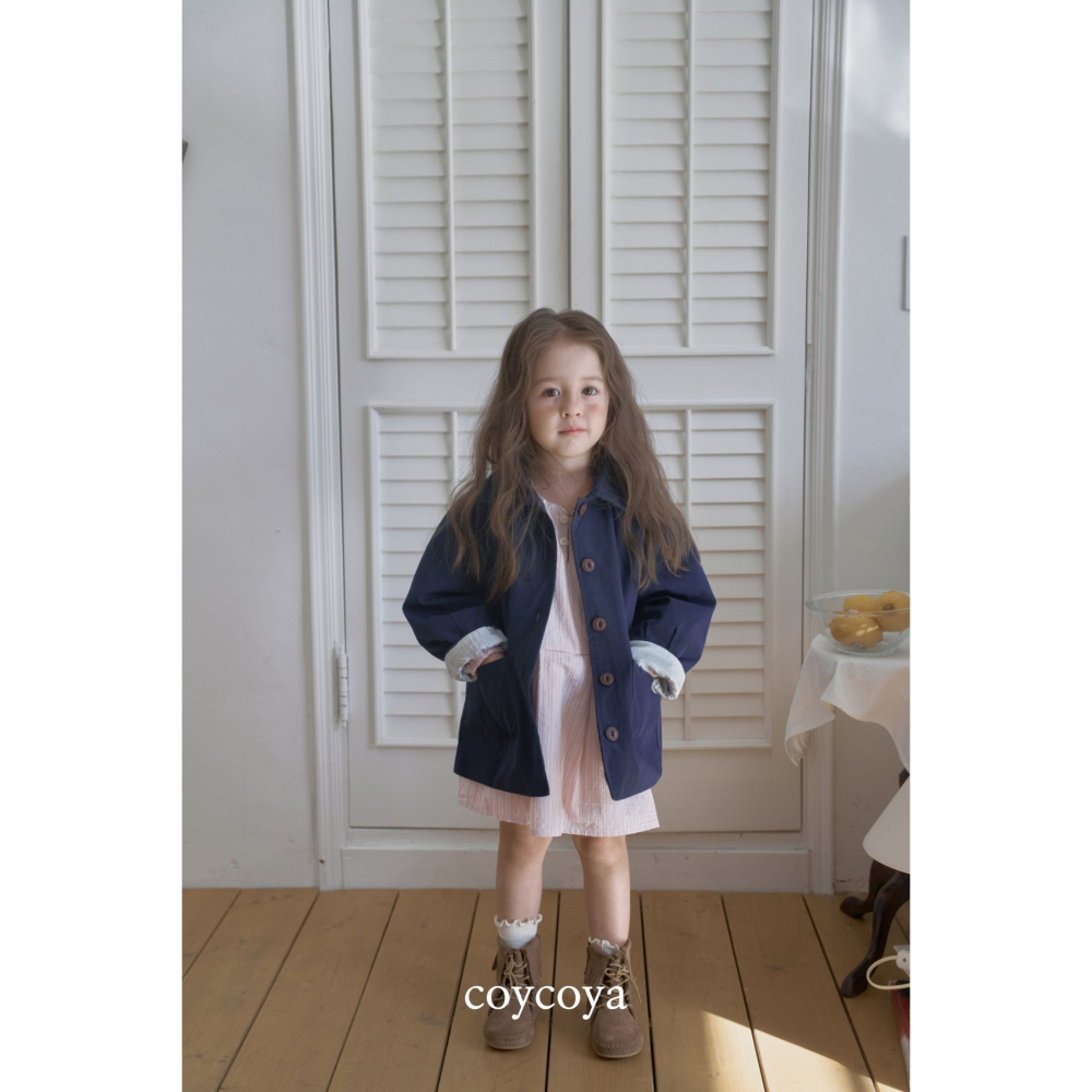 26春 正韓 COYCOYA｜Soft Lounge 經典風衣外套-細節圖2