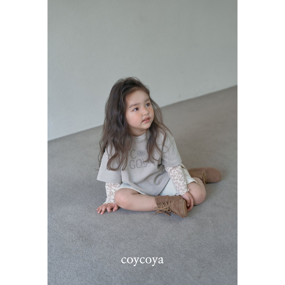 26春 正韓 COYCOYA｜Soft Lounge 復古短袖Ｔ恤-細節圖4