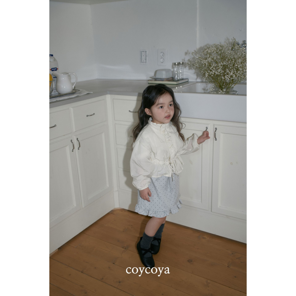 26春 正韓 COYCOYA｜Soft Lounge 輕柔荷葉下擺 外套-細節圖4