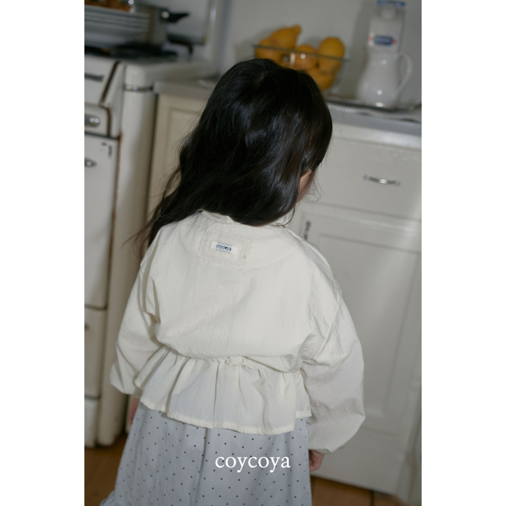 26春 正韓 COYCOYA｜Soft Lounge 輕柔荷葉下擺 外套-細節圖6