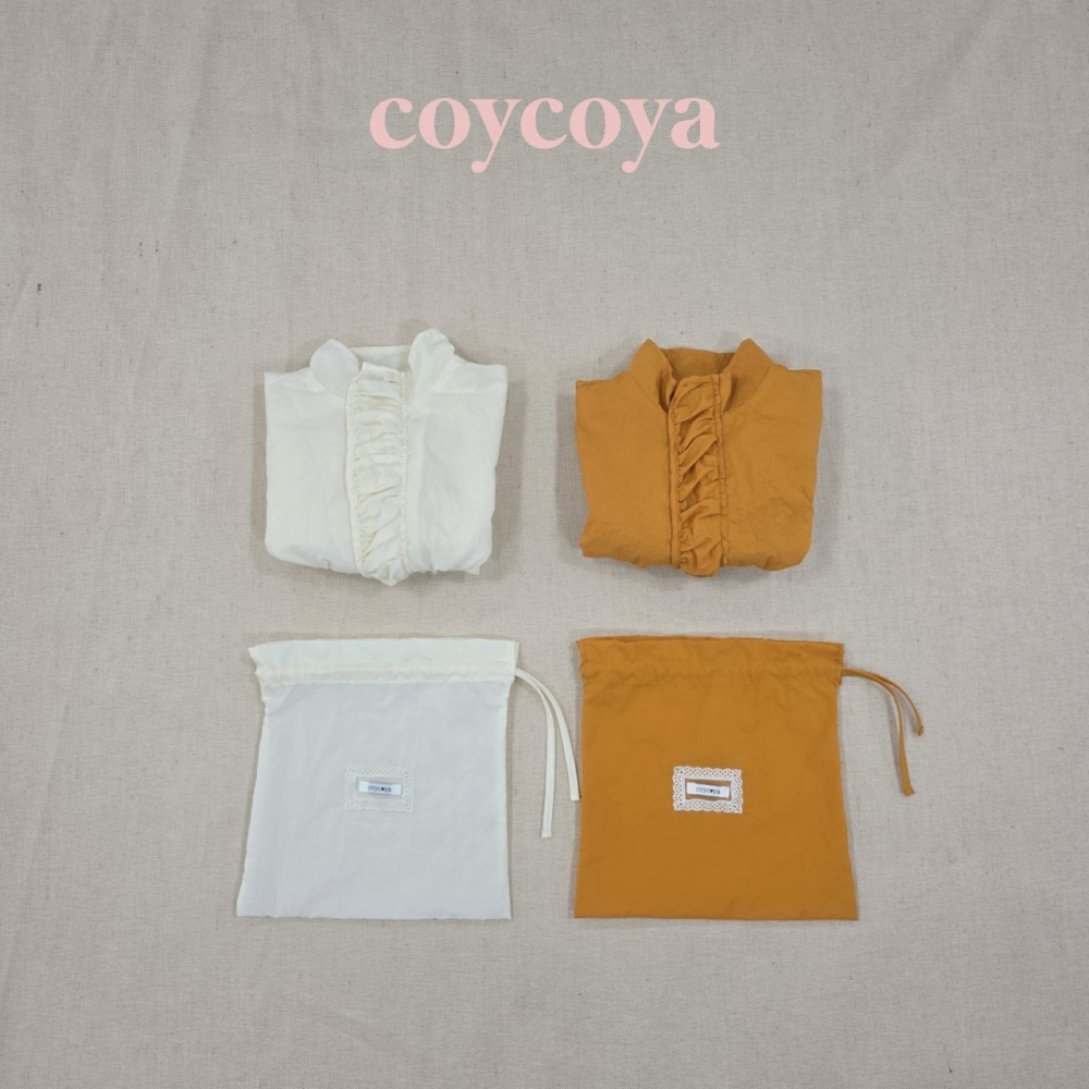 26春 正韓 COYCOYA｜Soft Lounge 輕柔荷葉下擺 外套-細節圖7
