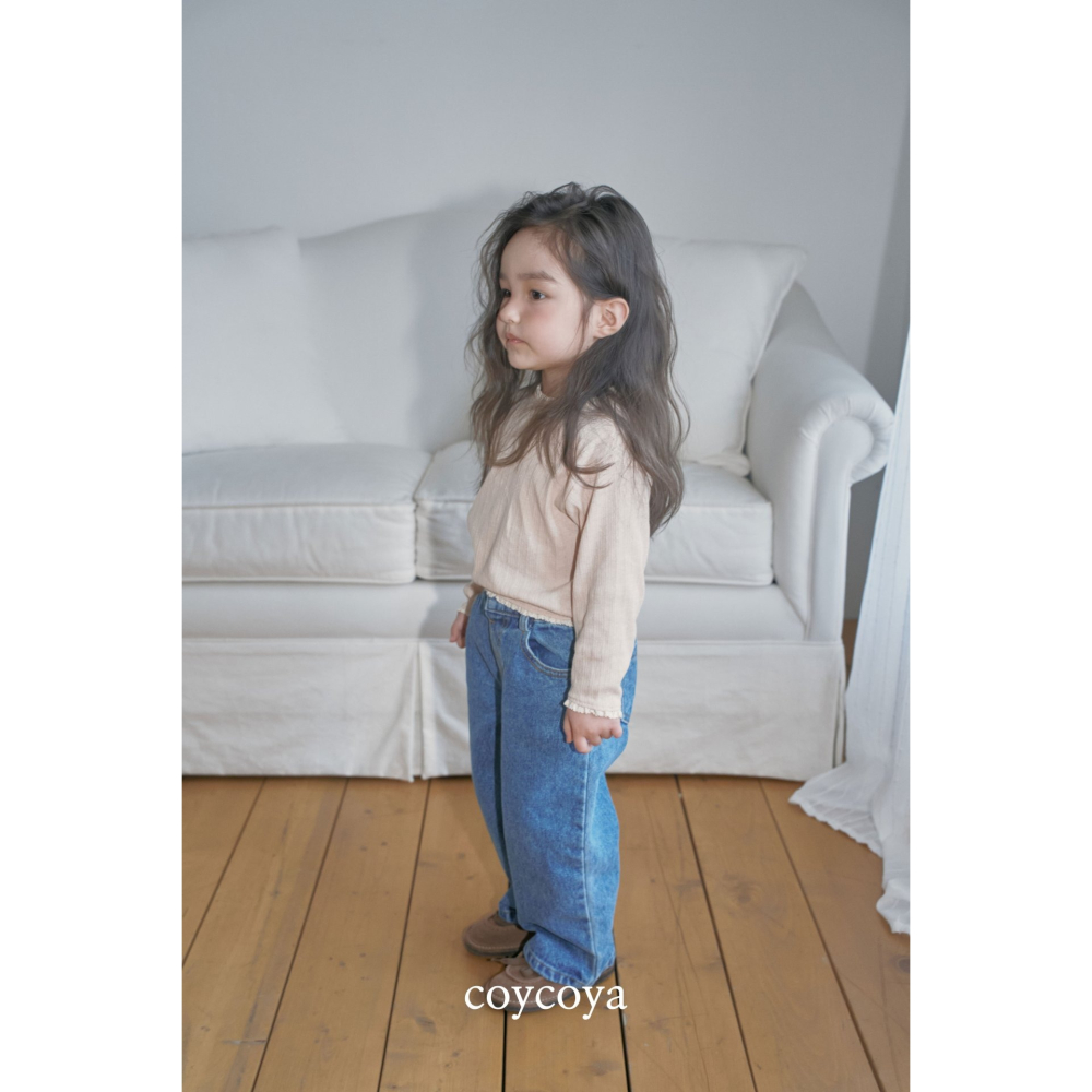 26春 正韓 COYCOYA｜Soft Lounge 蕾絲滾邊上衣-細節圖5