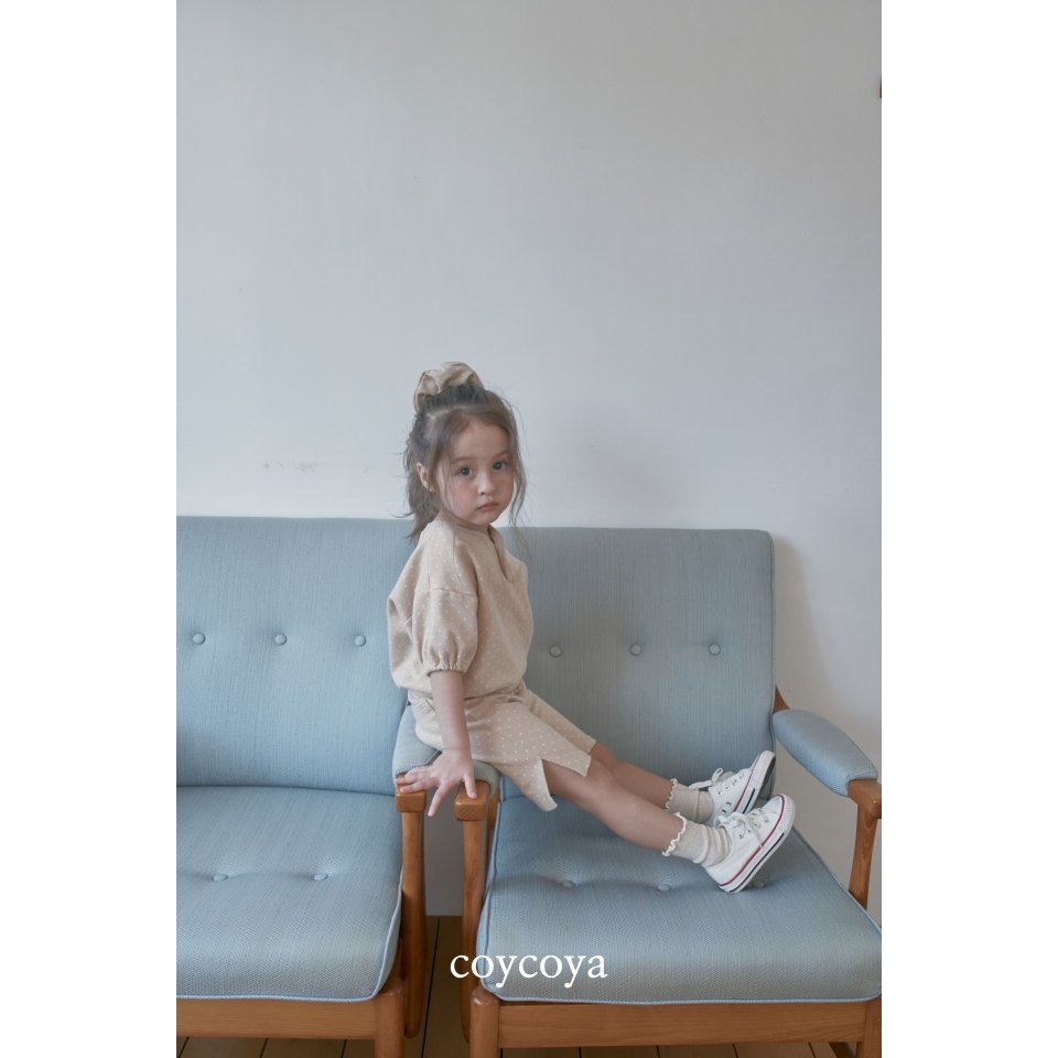26春 正韓 COYCOYA｜Soft Lounge 波點上衣-細節圖7