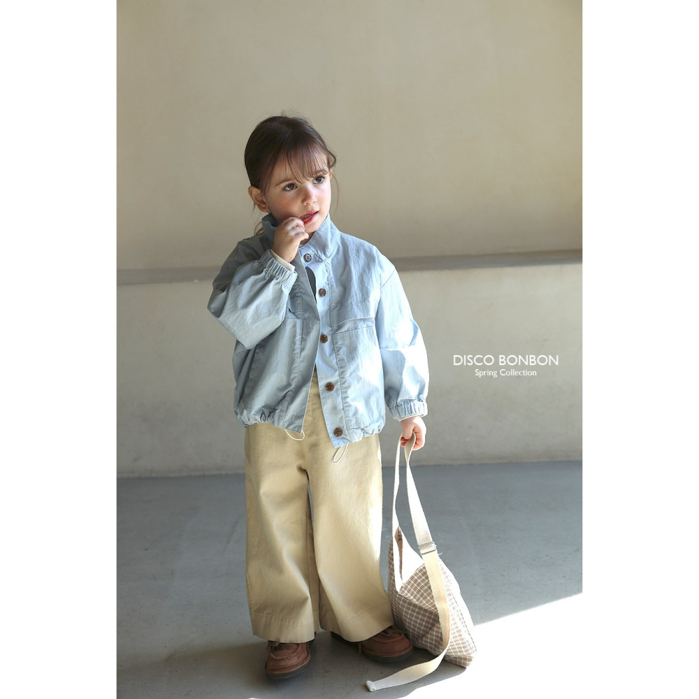 26春 正韓 DISCOBONBON｜Petit Classic｜立領風衣外套-細節圖4