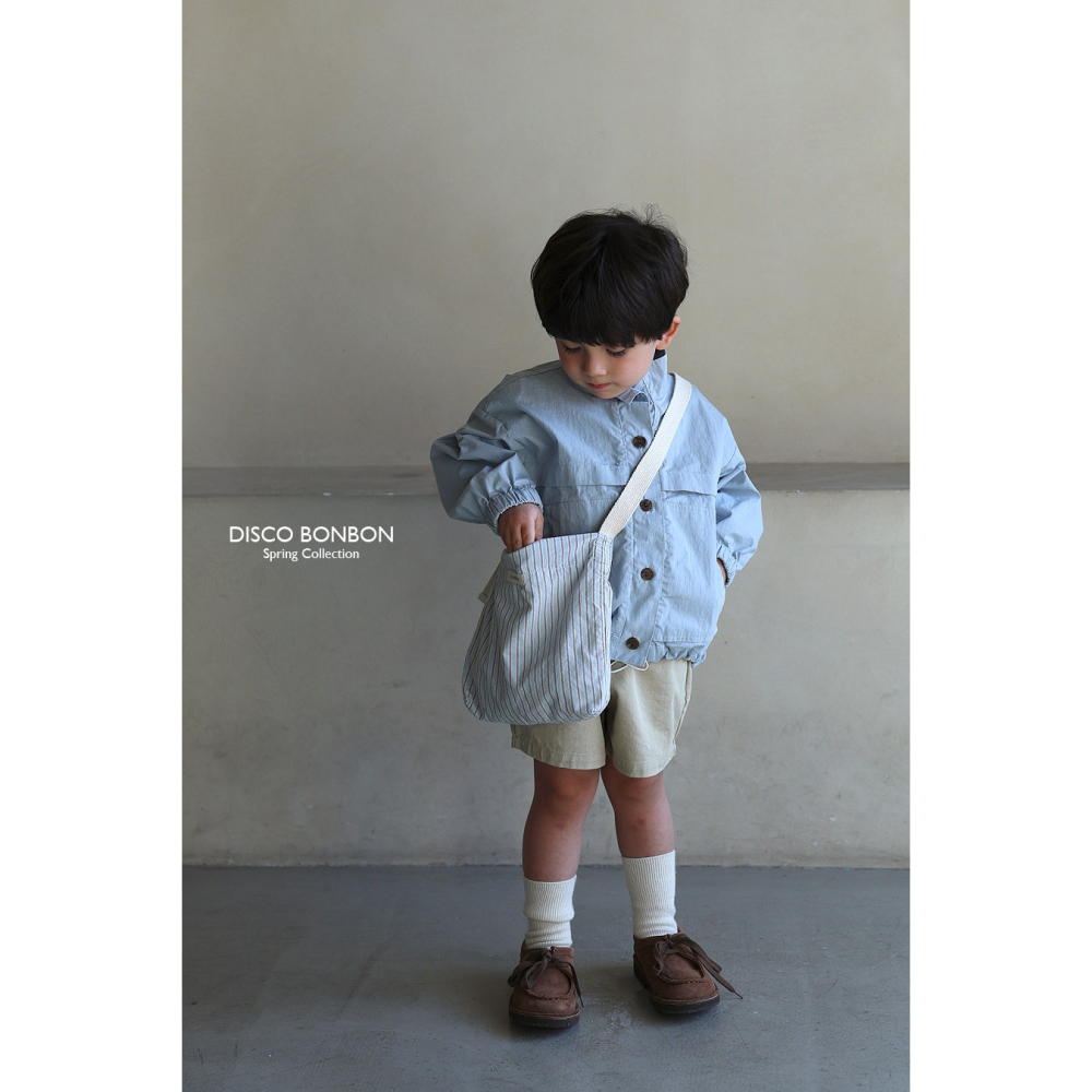 26春 正韓 DISCOBONBON｜Petit Classic｜立領風衣外套-細節圖5