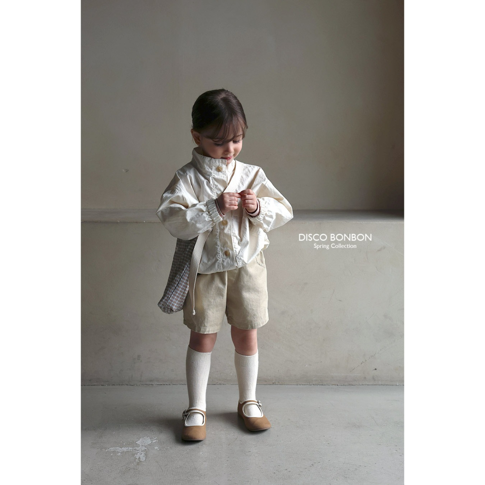 26春 正韓 DISCOBONBON｜Petit Classic｜立領風衣外套-細節圖7