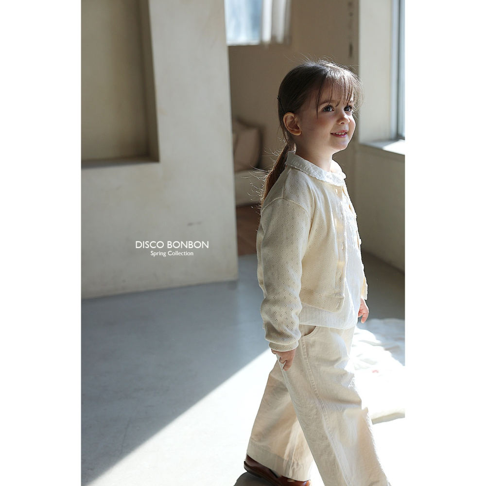 26春 正韓 DISCOBONBON｜Petit Classic｜針織開襟外套-細節圖6