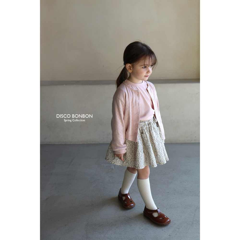 26春 正韓 DISCOBONBON｜Petit Classic｜法式碎花裙-細節圖6