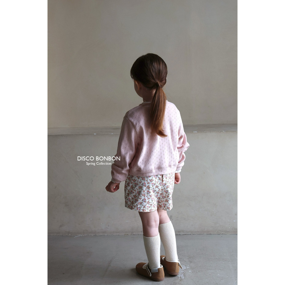 26春 正韓 DISCOBONBON｜Petit Classic｜碎花小短褲-細節圖3
