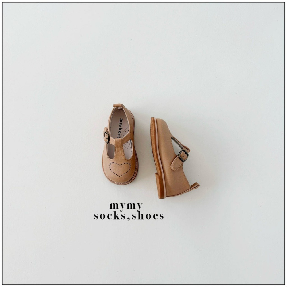 26春 正韓 粉霧感皮革 壓紋 娃娃鞋-細節圖3