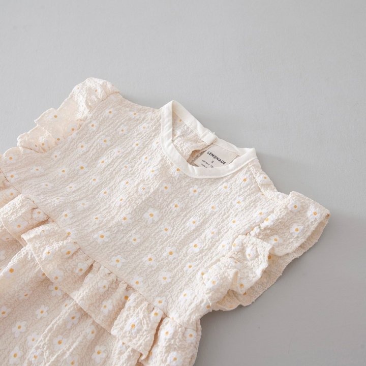 26春 正韓 LEMONADE｜Little Sailor｜小白花包屁衣-細節圖4