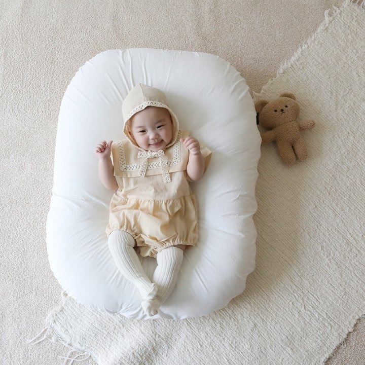 26春 正韓 LEMONADE｜Little Sailor｜溫柔刺繡 包屁衣-細節圖2