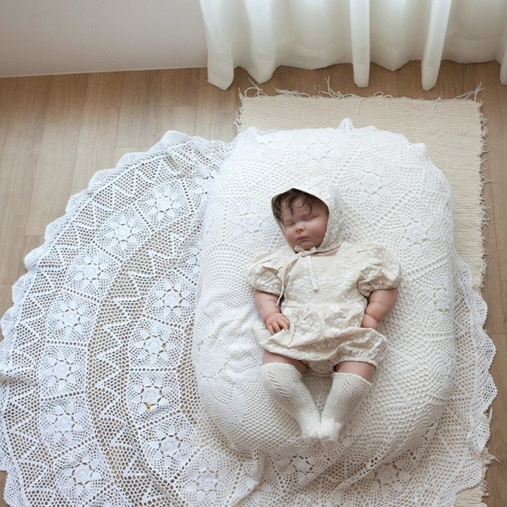 26春 正韓 LEMONADE｜Little Sailor｜氣質壓紋 包屁衣-細節圖2