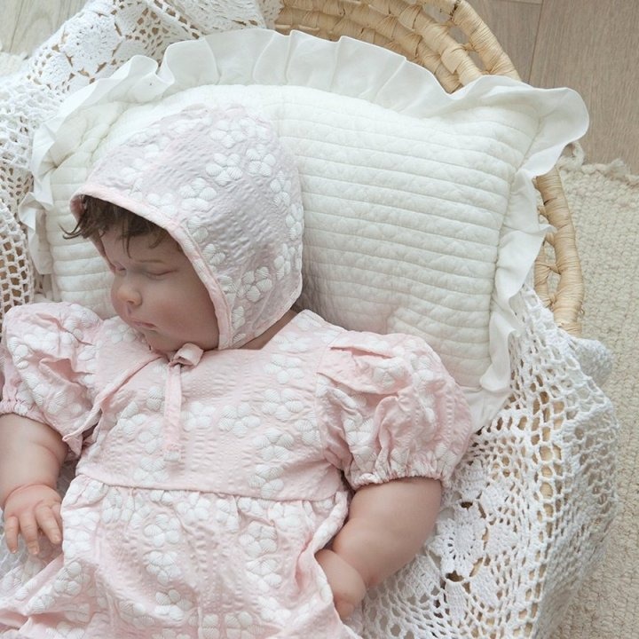 26春 正韓 LEMONADE｜Little Sailor｜氣質壓紋 包屁衣-細節圖3