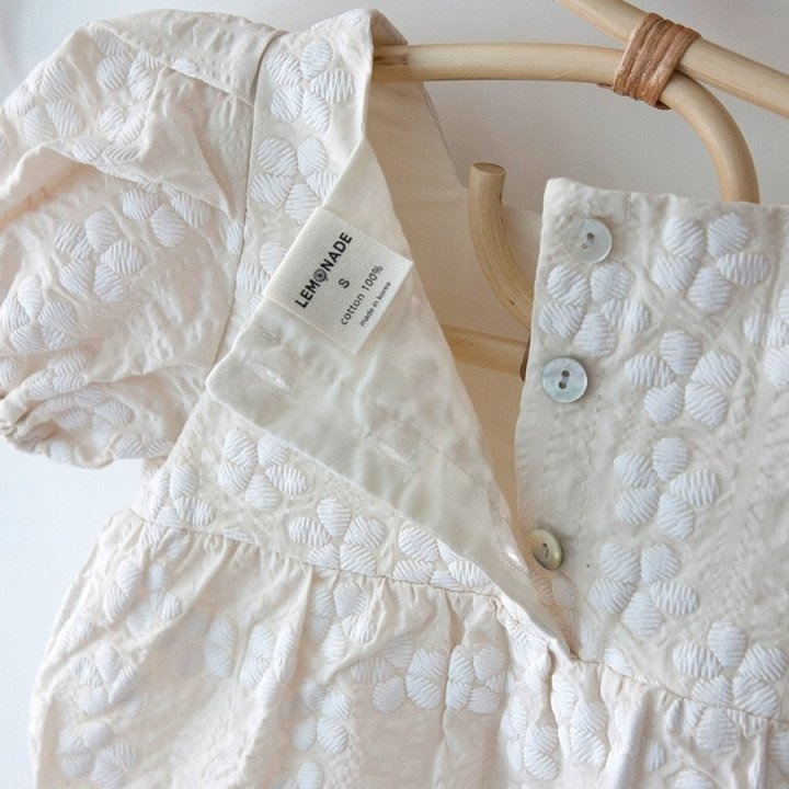 26春 正韓 LEMONADE｜Little Sailor｜氣質壓紋 包屁衣-細節圖6