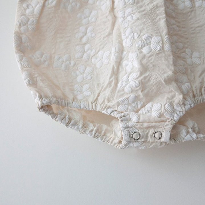 26春 正韓 LEMONADE｜Little Sailor｜氣質壓紋 包屁衣-細節圖7