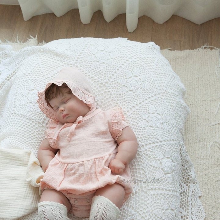 26春 正韓 LEMONADE｜Little Sailor｜可愛布蕾袖 包屁衣-細節圖2