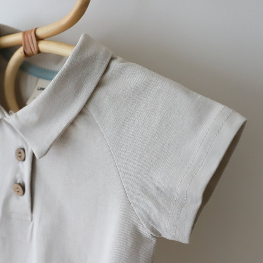 26春 正韓 LEMONADE｜Little Sailor｜簡約木釦 包屁衣-細節圖4