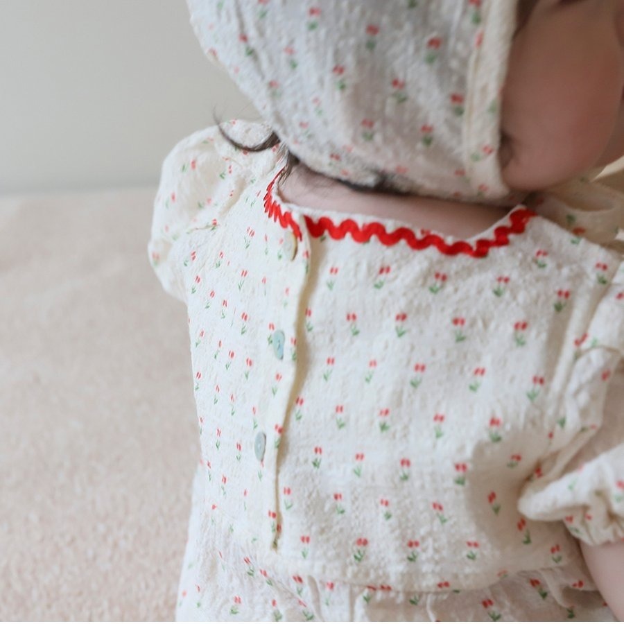 26春 正韓 LEMONADE｜Little Sailor｜公主袖 包屁衣-細節圖6