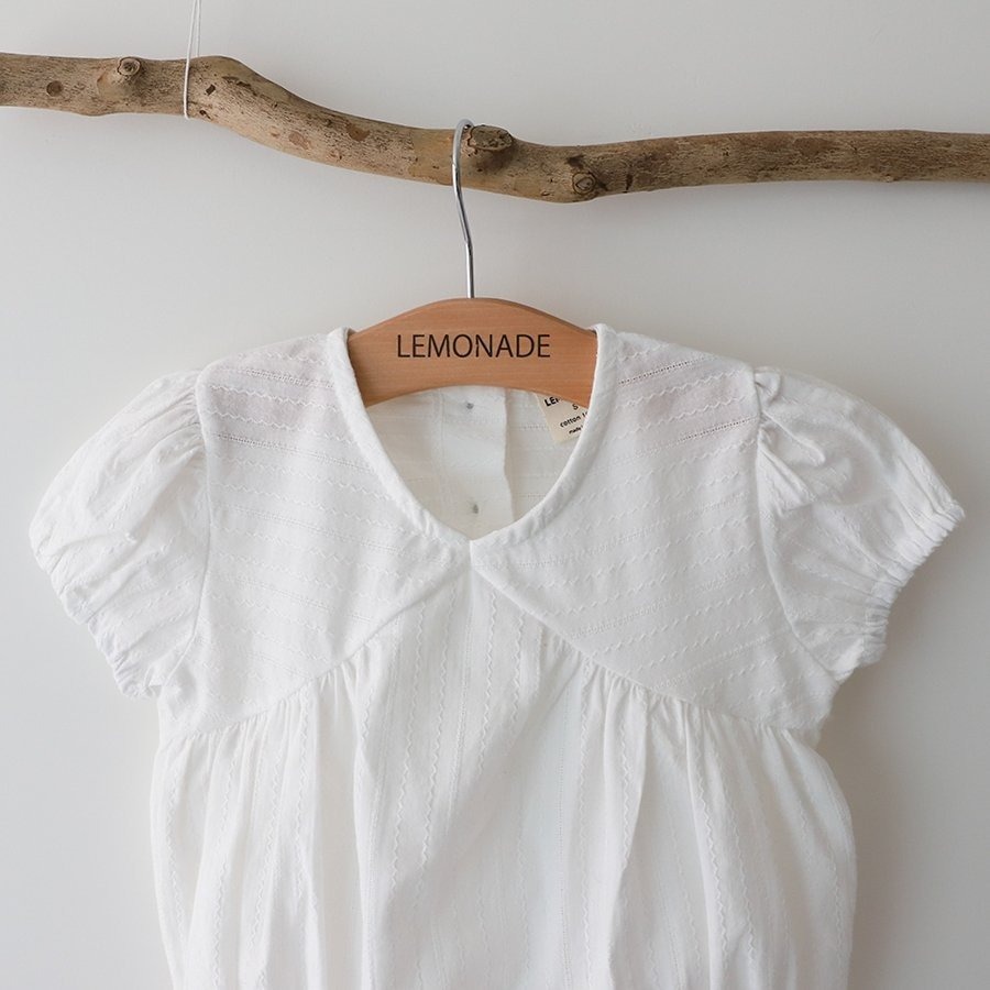 26春 正韓 LEMONADE｜Little Sailor｜簡約壓紋 包屁衣-細節圖6