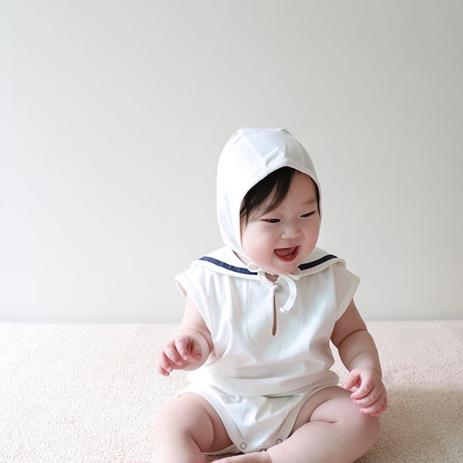 26春 正韓 LEMONADE｜Little Sailor｜經典海軍風 包屁衣-細節圖6