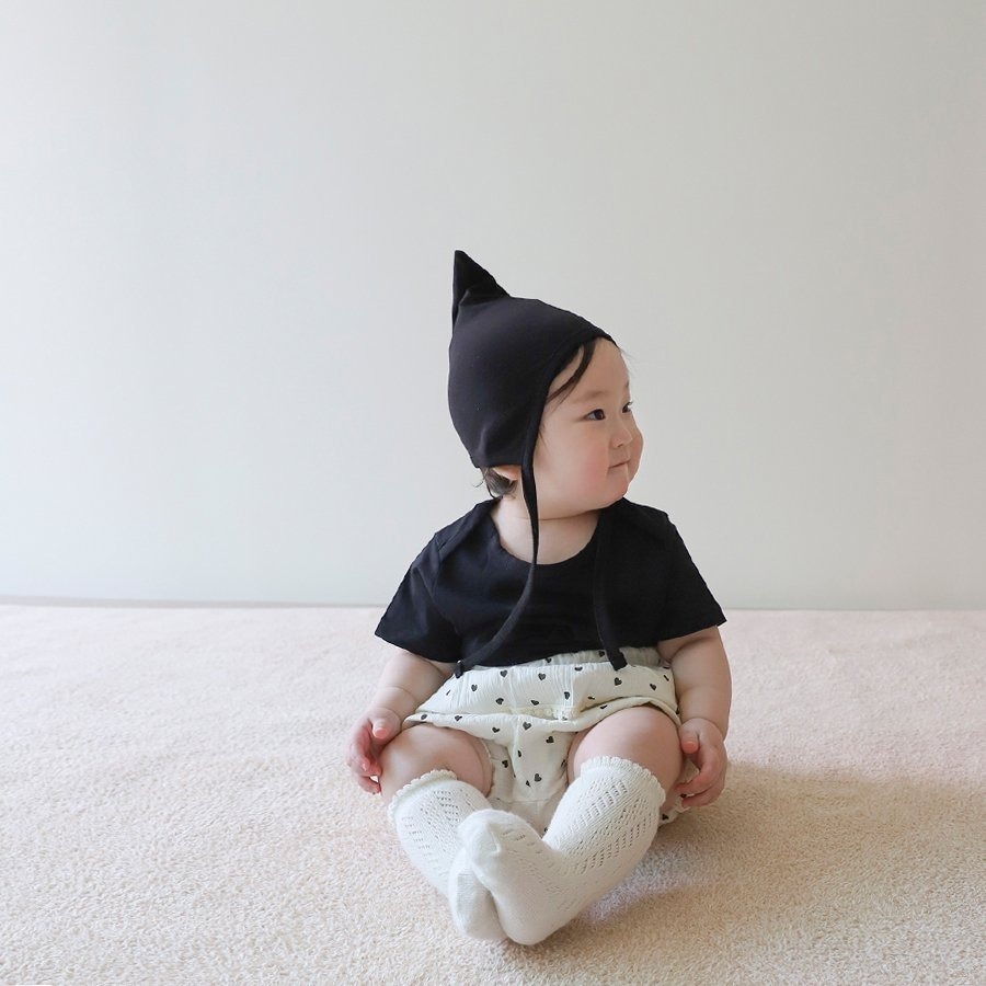 26春 正韓 LEMONADE｜Little Sailor｜愛心小裙擺 燈籠褲-細節圖2