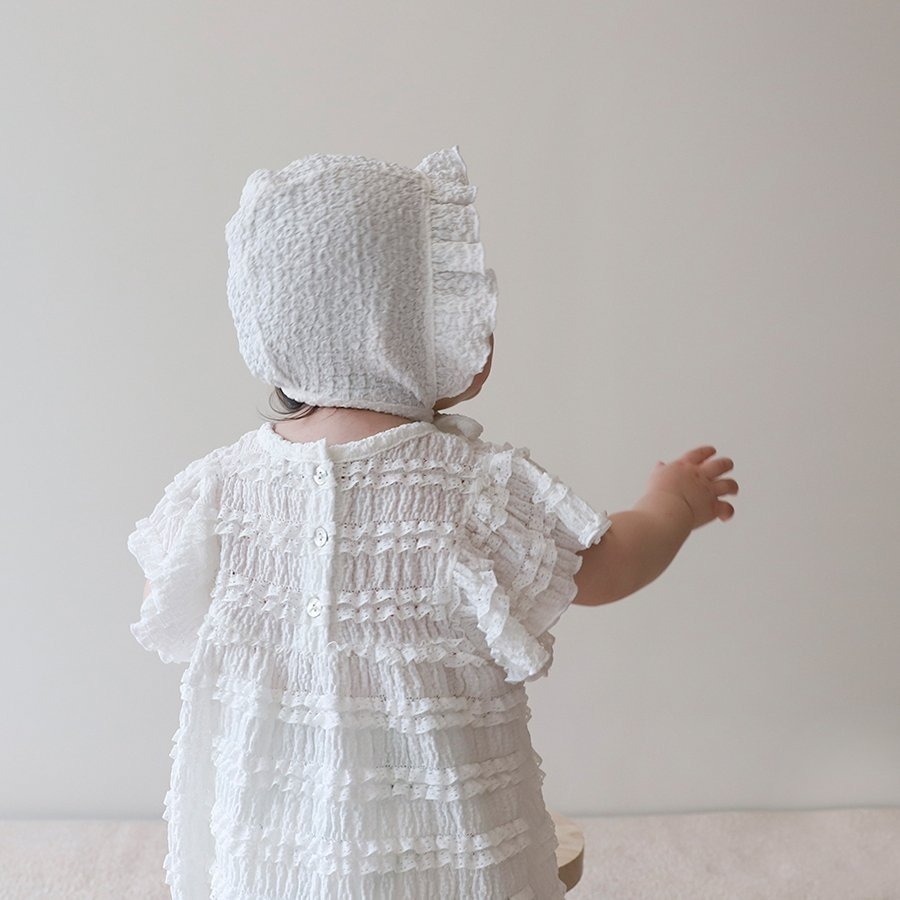 26春 正韓 LEMONADE｜Little Sailor｜造型蕾絲 包屁衣 大推款-細節圖4