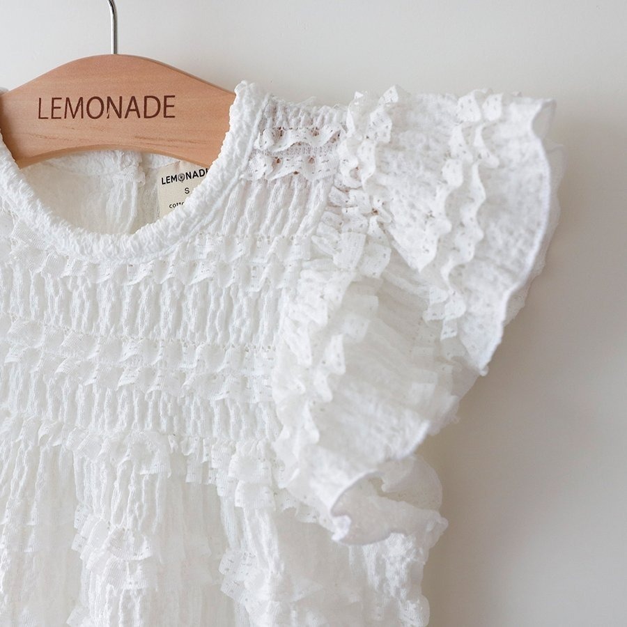 26春 正韓 LEMONADE｜Little Sailor｜造型蕾絲 包屁衣 大推款-細節圖9