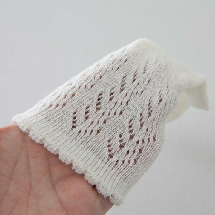 26春 正韓 LEMONADE｜Little Sailor｜簍空雕花 襪子（兩雙一組）-細節圖3