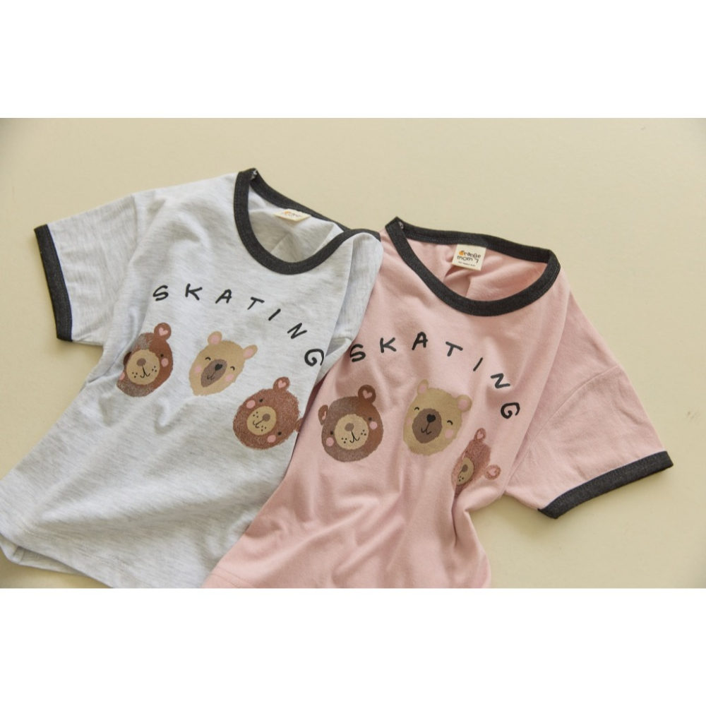 26夏 正韓 orangemom｜Safari Bear  印花短袖T-細節圖3