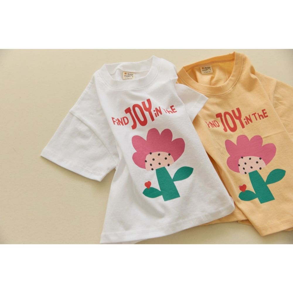 26夏 正韓 orangemom｜Safari Flower 印花短袖T-細節圖3