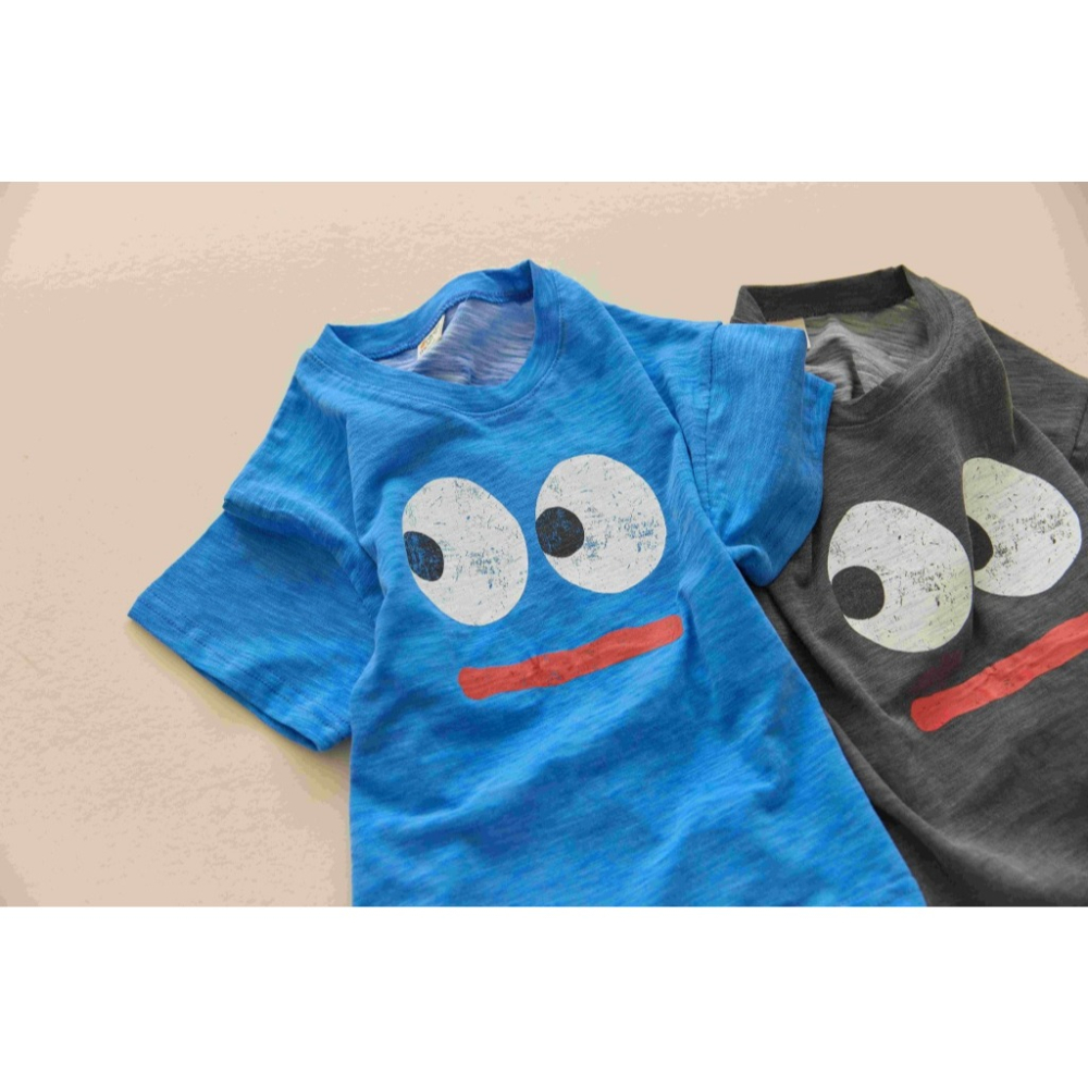 26夏 正韓 orangemom｜Safari 童趣大眼 印花短T-細節圖3