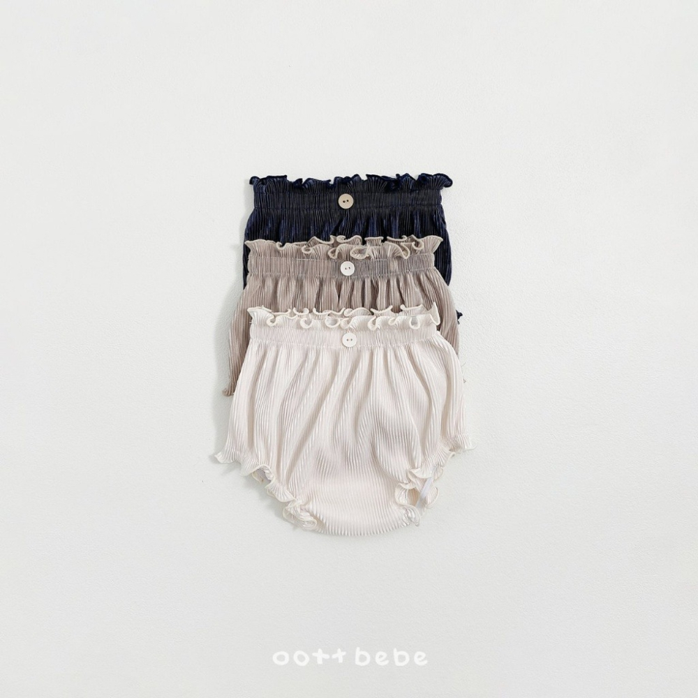 26夏 正韓 OOTTBEBe｜Soft Daily｜皺皺壓紋 光澤套裝  baby款-細節圖3