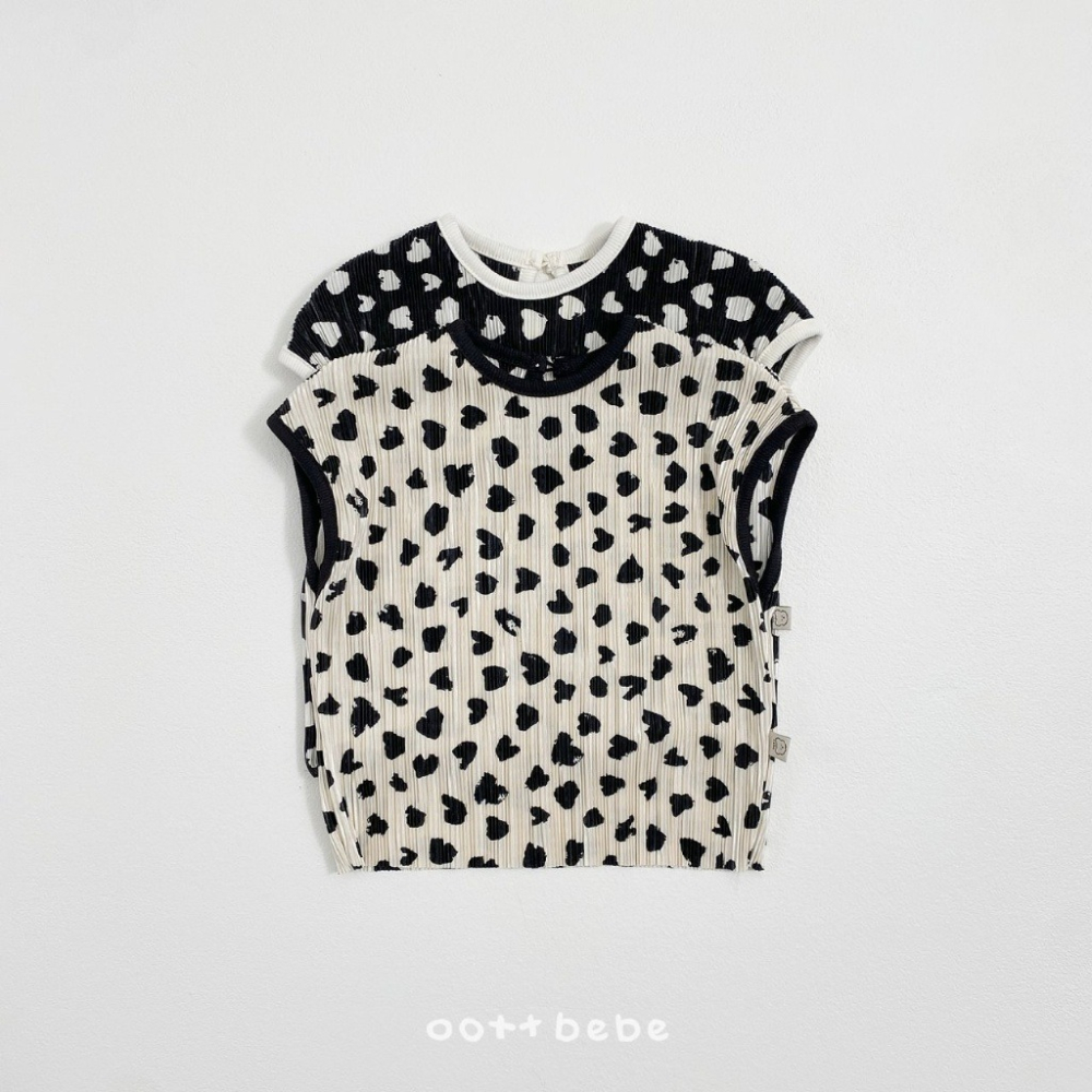 26夏 正韓 OOTTBEBe｜Soft Daily｜皺皺花紋 套裝 幼童/Mom款-細節圖4