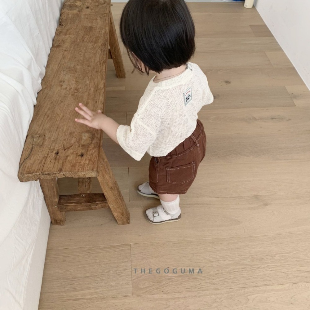 26夏 正韓 GOGUMA｜Natural Summer 極簡超透氣 小標短袖上衣-細節圖4