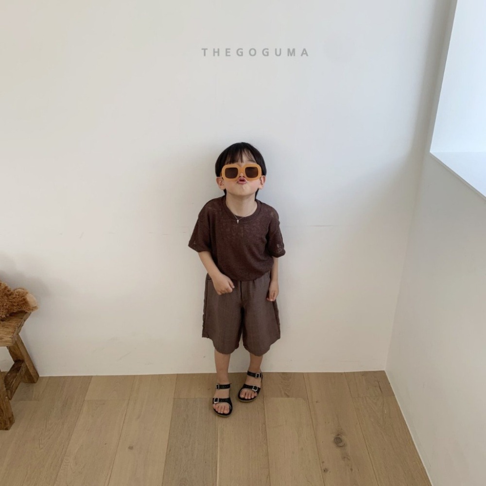 26夏 正韓 GOGUMA｜Natural Summer 極簡超透氣 小標短袖上衣-細節圖5