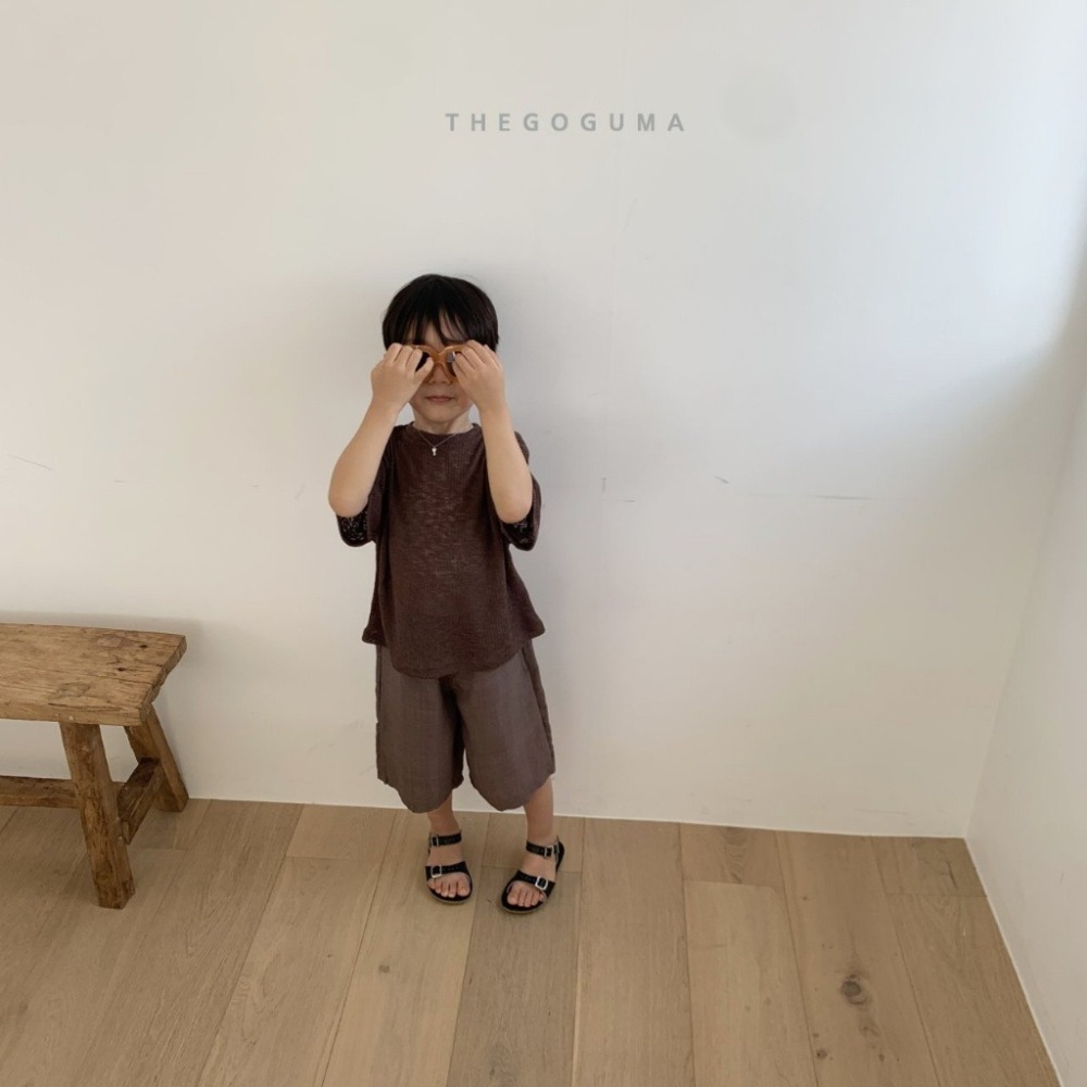 26夏 正韓 GOGUMA｜Natural Summer 極簡超透氣 小標短袖上衣-細節圖6