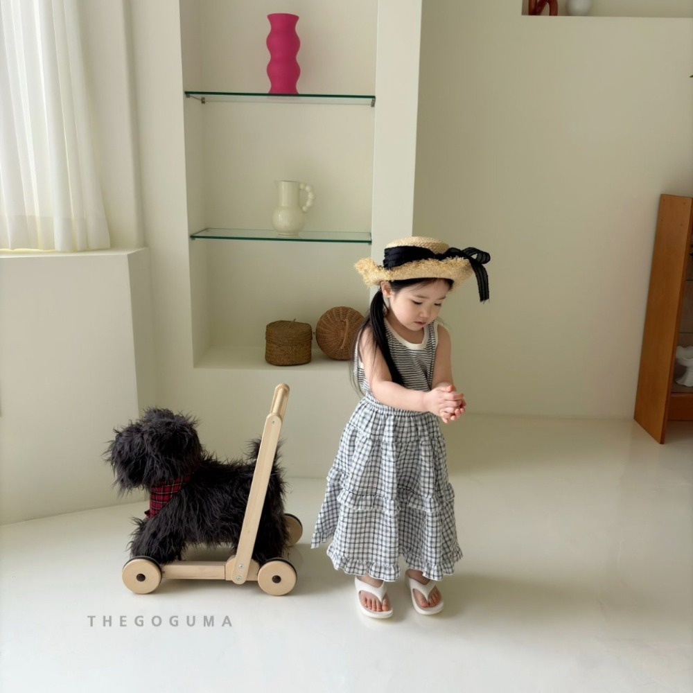 26夏 正韓 GOGUMA｜Natural Summer 簡約條紋 無袖上衣-細節圖4