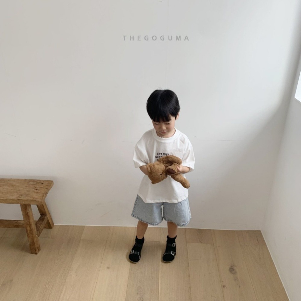 26夏 正韓 GOGUMA｜Natural Summer 復古淺色 牛仔短褲-細節圖2