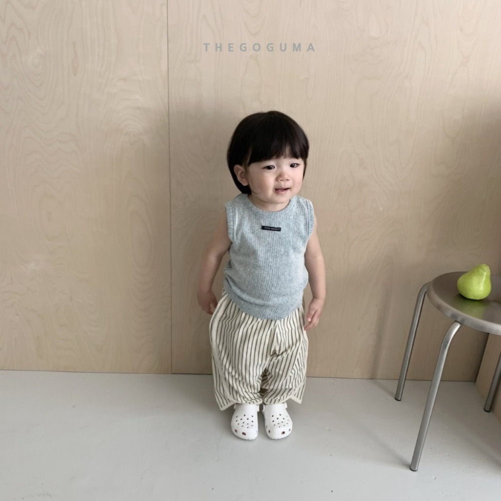 26夏 正韓 GOGUMA｜Natural Summer 坑條 無袖背心-細節圖2