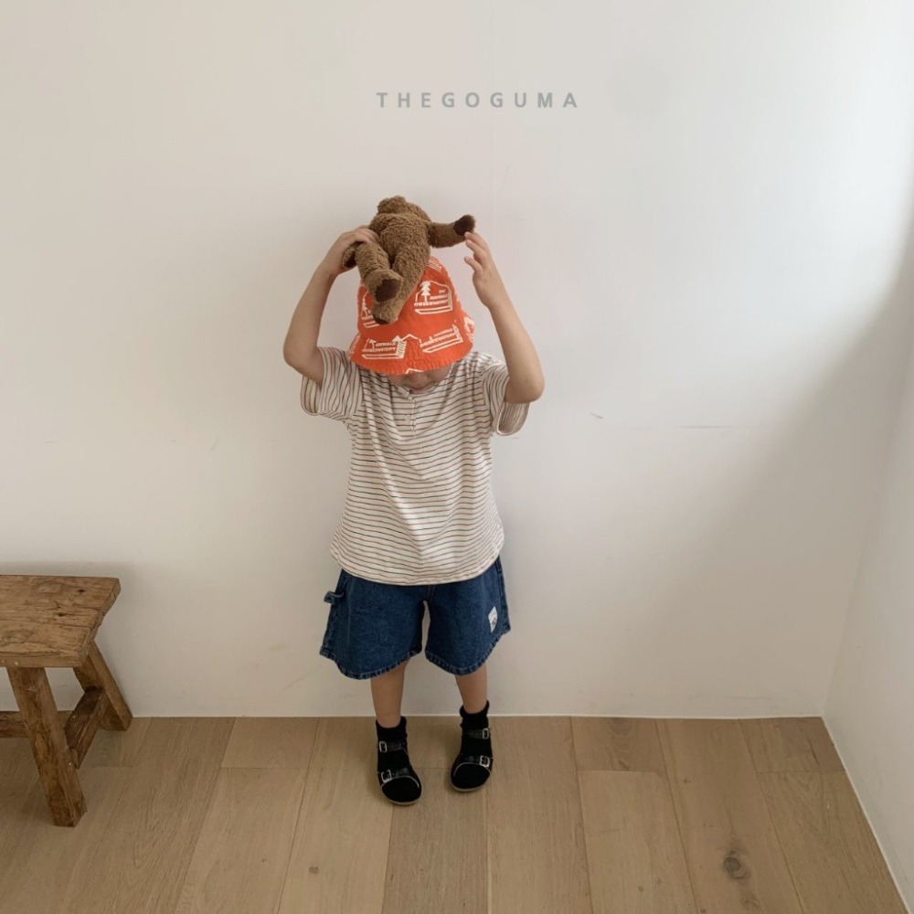 26夏 正韓 GOGUMA｜Natural Summer 帥氣小標 造型牛仔短褲 大推款-細節圖2